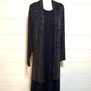 Praise Hymn Black 2pc S/L Dress w/Jacket